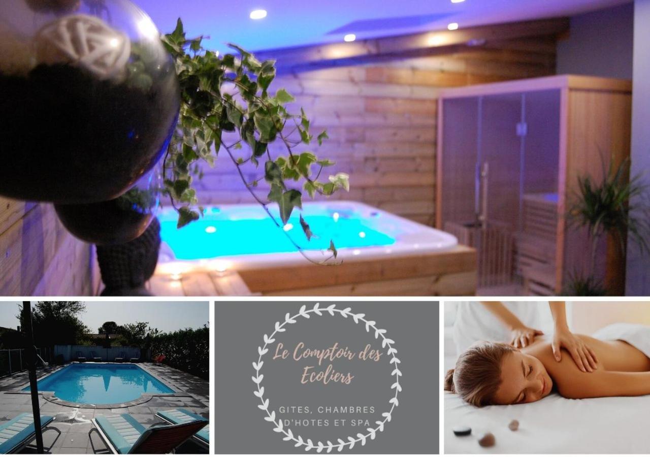 Le Comptoir Des Ecoliers Bed & Breakfast Gemozac Exterior photo